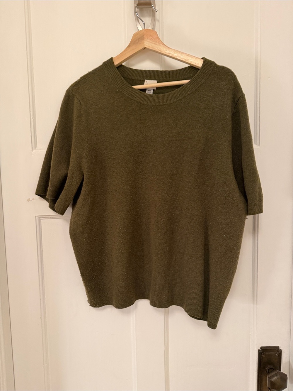 a new day Olive Short Sleeve Knit Top